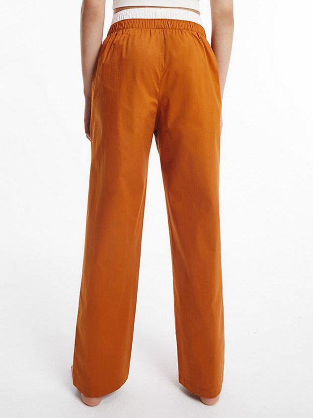 Brown Calvin Klein Pyjama - Pure Cotton Women Pants | AGRF-94210
