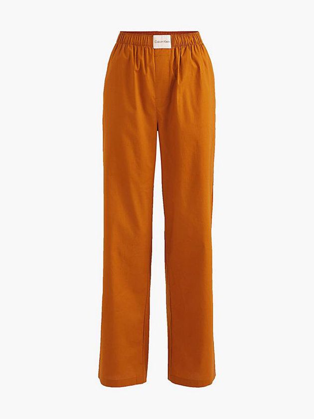 Brown Calvin Klein Pyjama - Pure Cotton Women Pants | AGRF-94210