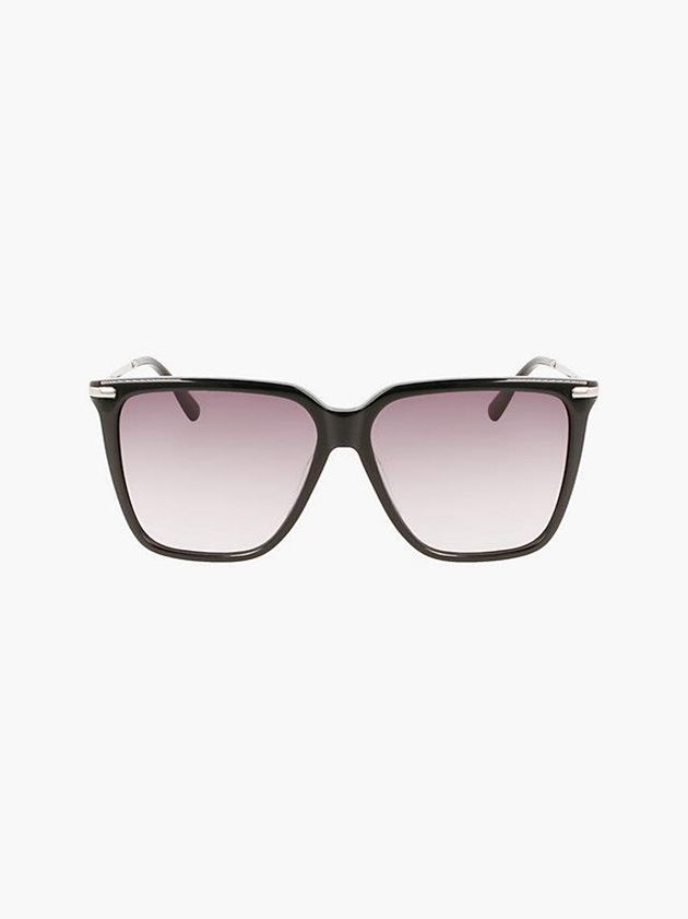 Brown Calvin Klein Rectangle Women Sunglasses | GVXM-67134