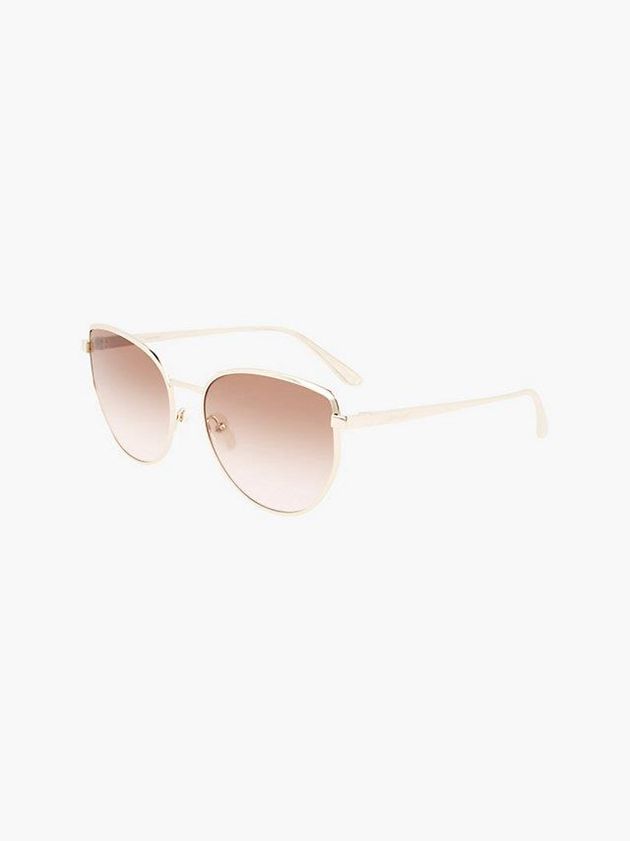 Brown Calvin Klein Rectangle Women Sunglasses | ANVI-28610