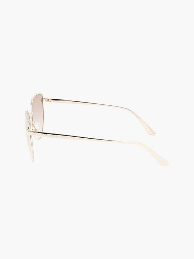 Brown Calvin Klein Rectangle Women Sunglasses | ANVI-28610