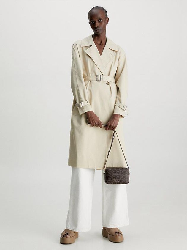 Brown Calvin Klein Recycled Crossbody Logo Women Bags | LXBA-17562