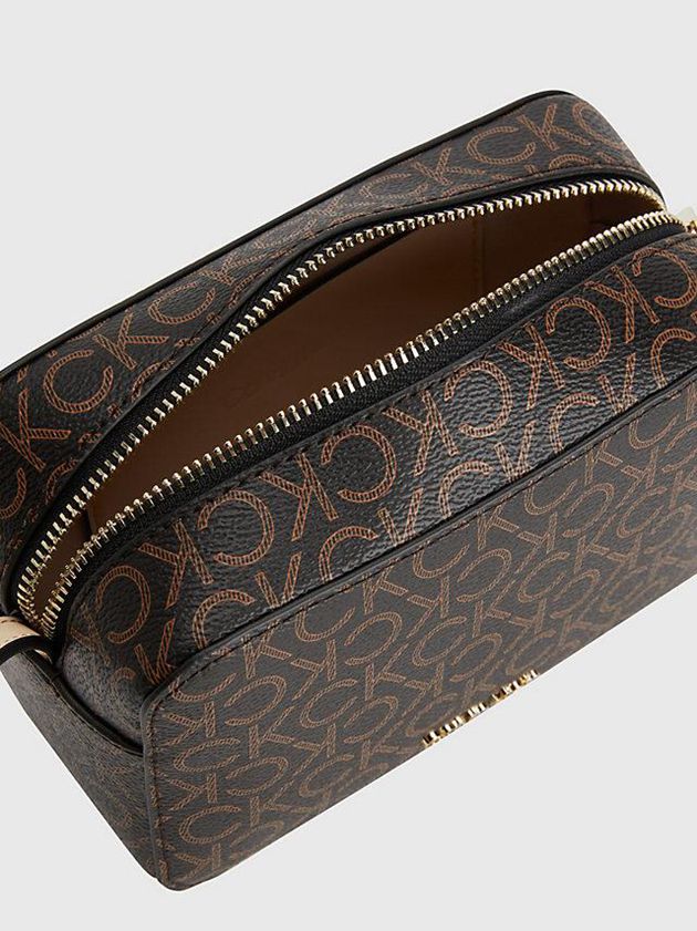 Brown Calvin Klein Recycled Crossbody Logo Women Bags | LXBA-17562