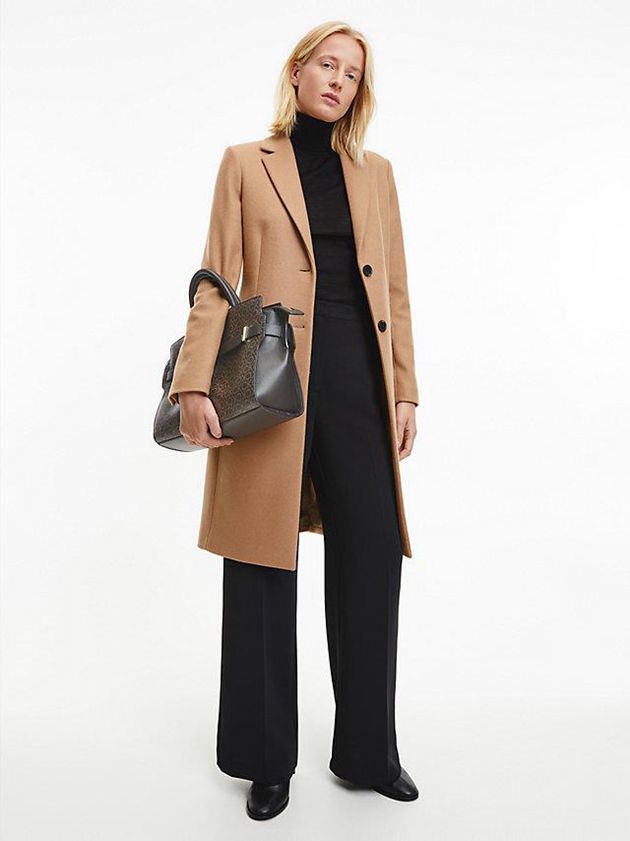 Brown Calvin Klein Recycled Logo Tote Women Bags | DTWE-63789