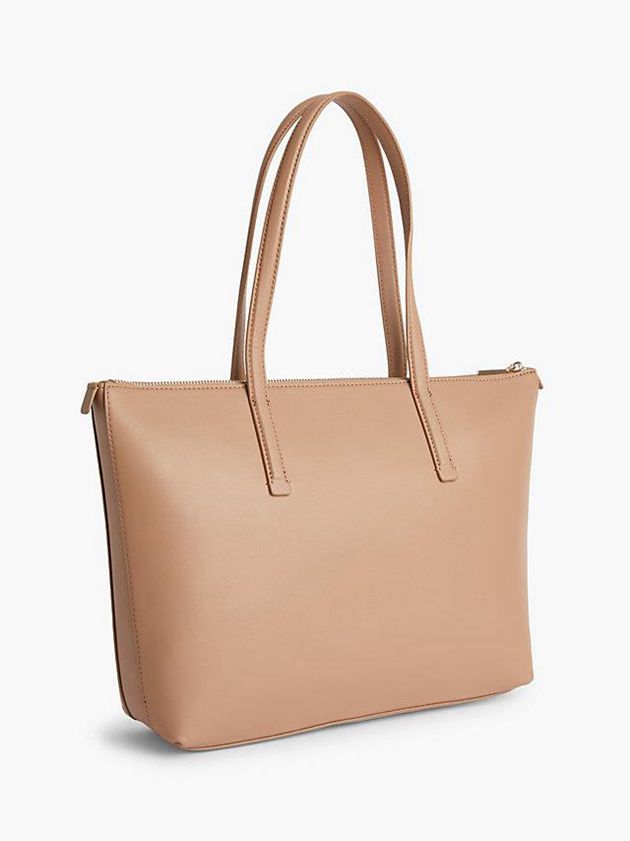 Brown Calvin Klein Recycled Tote Women Bags | CQWS-80194