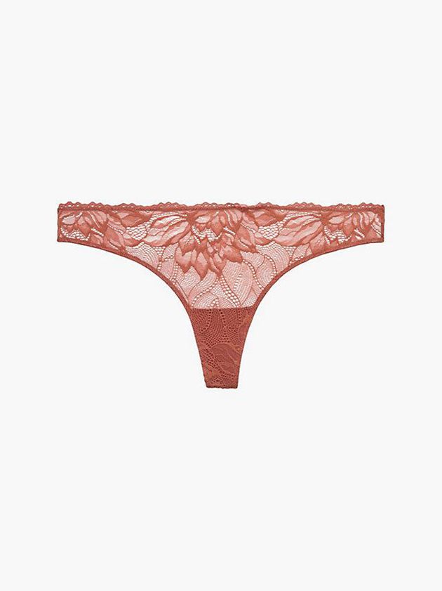 Brown Calvin Klein Seductive Comfort Women Thong | KPAH-80276