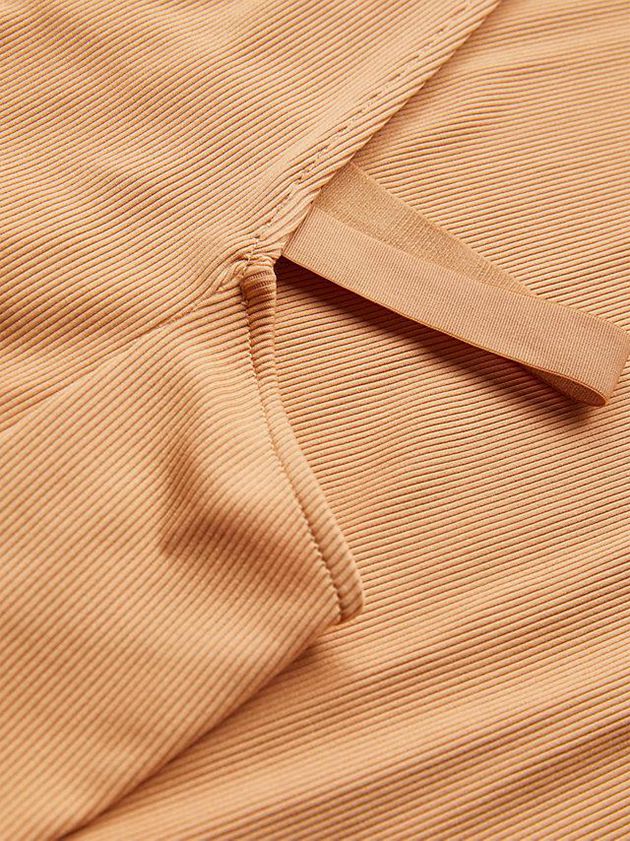 Brown Calvin Klein Skinny Sleeveless Bodycon Women Dress | LOQF-01674