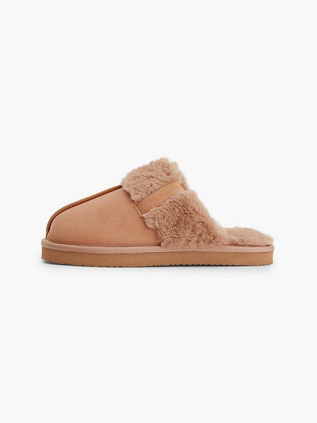Brown Calvin Klein Slippers Women Slippers | WVPA-12945