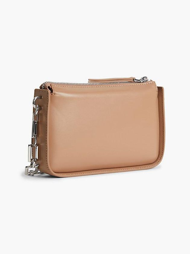 Brown Calvin Klein Small Recycled Crossbody With Chain Women Bags | EFWZ-40231