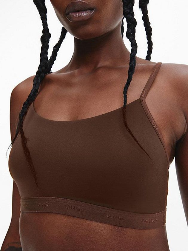 Brown Calvin Klein String - Form To Body Women Bra | LODC-93280