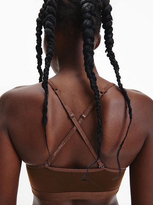Brown Calvin Klein String - Form To Body Women Bra | LODC-93280