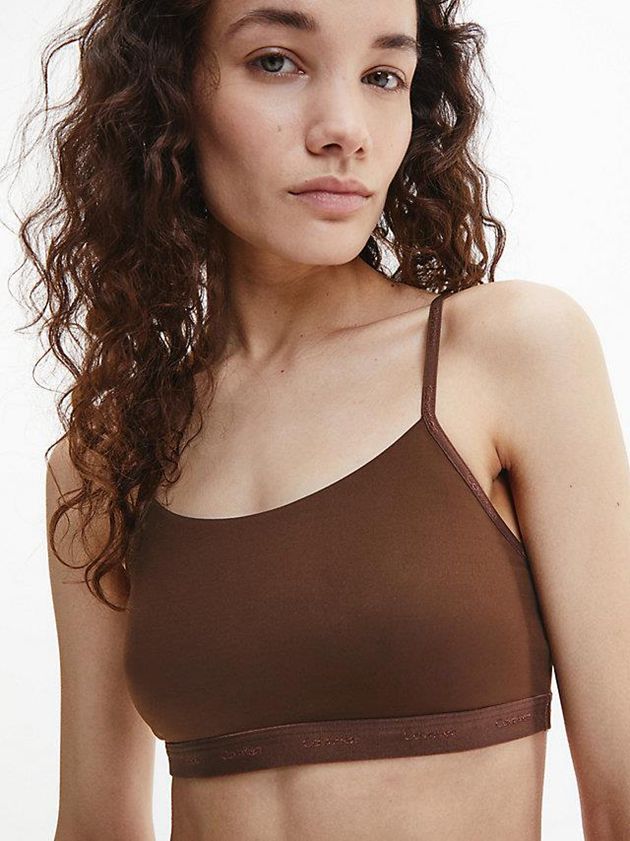 Brown Calvin Klein String - Form To Body Women Bra | LODC-93280