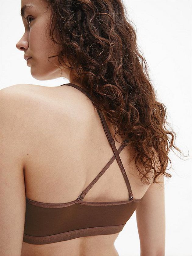 Brown Calvin Klein String - Form To Body Women Bra | LODC-93280