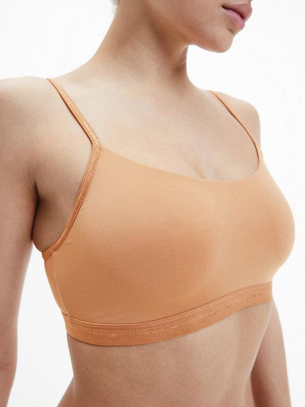 Brown Calvin Klein String - Form To Body Women Bra | IPRQ-95183