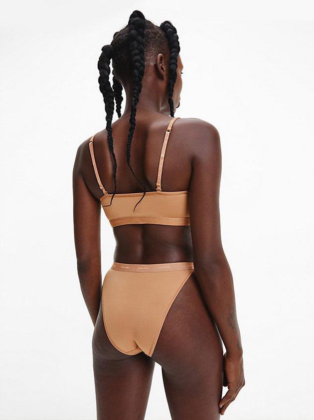 Brown Calvin Klein String - Form To Body Women Bra | IPRQ-95183