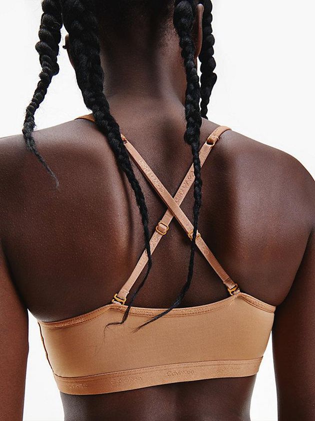 Brown Calvin Klein String - Form To Body Women Bra | IPRQ-95183