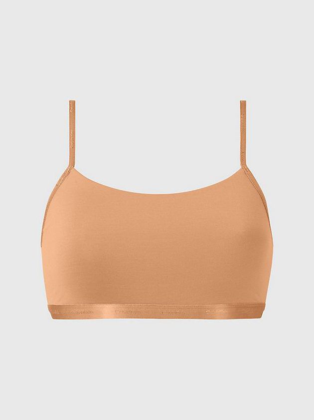 Brown Calvin Klein String - Form To Body Women Bra | IPRQ-95183