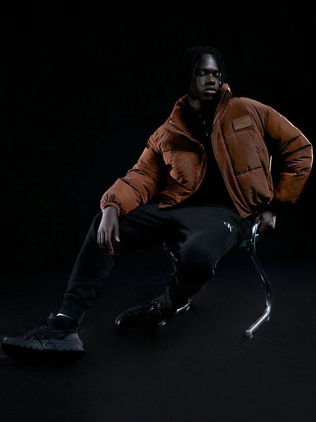 Brown Calvin Klein Unisex Cropped Puffer Women Jacket | YUAL-61305