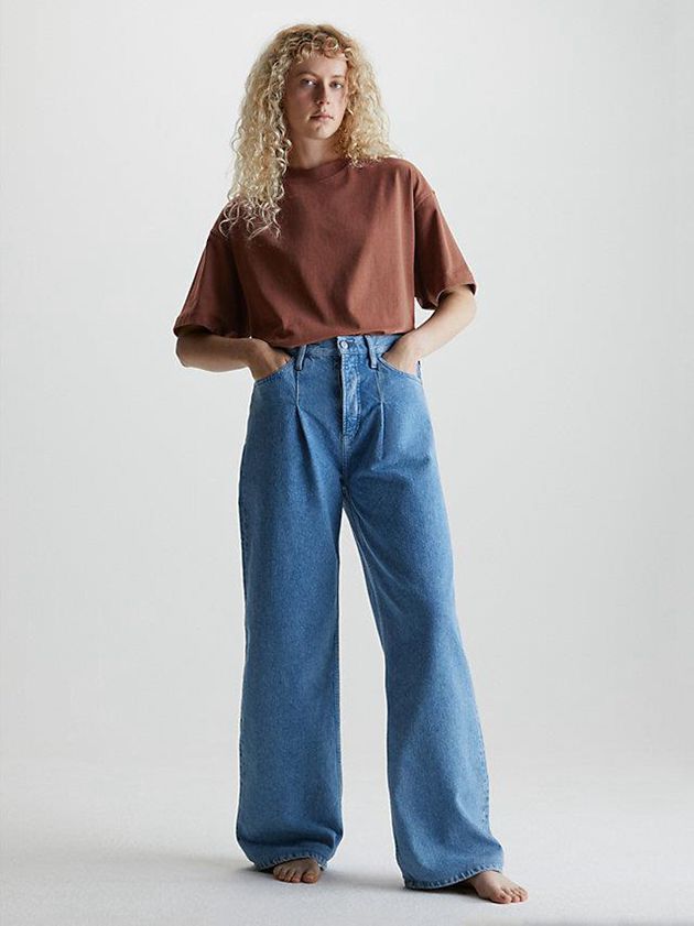 Brown Calvin Klein Unisex Oversized Women T-Shirt | EWVZ-48320