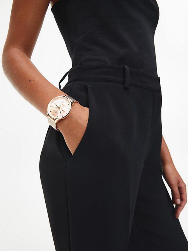 Gold Calvin Klein Timeless Multifunction Women Watch | EKCD-65302
