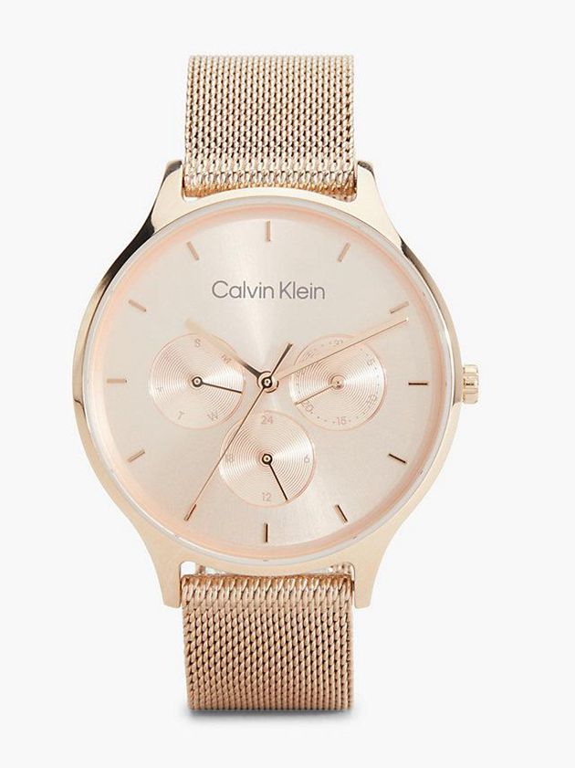Gold Calvin Klein Timeless Multifunction Women Watch | EKCD-65302