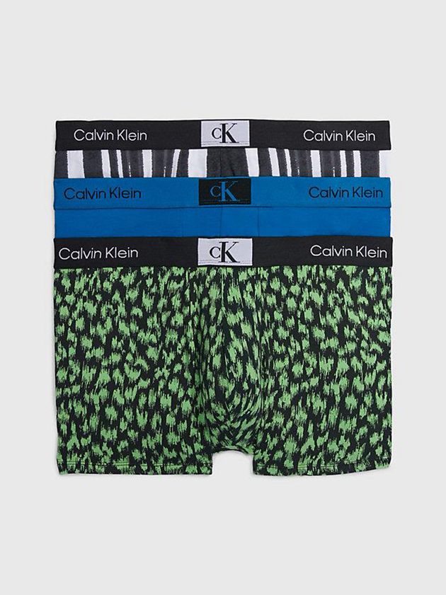 Green Calvin Klein 3 Pack - Ck96 Men Briefs | MXOT-38056