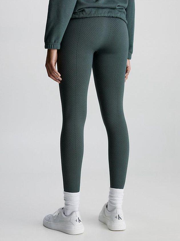 Green Calvin Klein 7/8 Gym Women Leggings | ZARG-04731