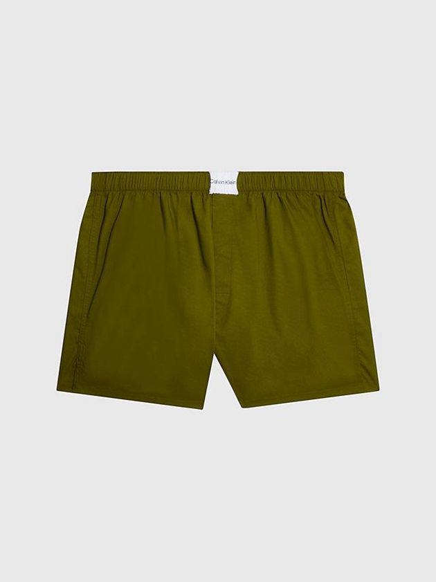 Green Calvin Klein Boxers - Pure Cotton Men Briefs | NZYB-40763