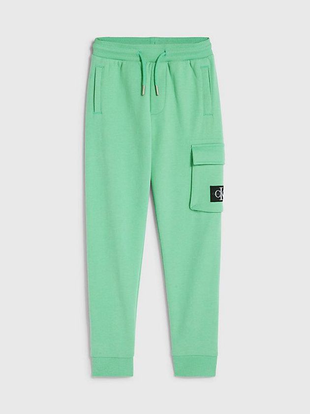 Green Calvin Klein Cargo Boys's Joggers | SEFI-36578