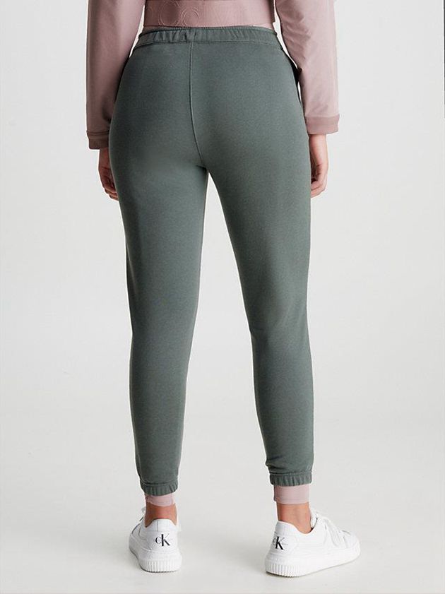 Green Calvin Klein Cotton Terry Women Joggers | WIQM-56412