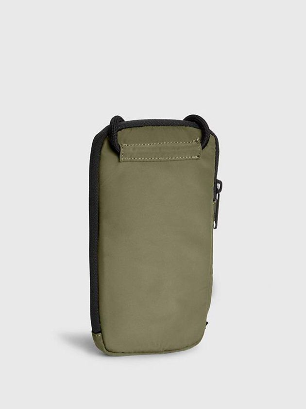 Green Calvin Klein Crossbody Phone Pouch Women Bags | EMTA-05863