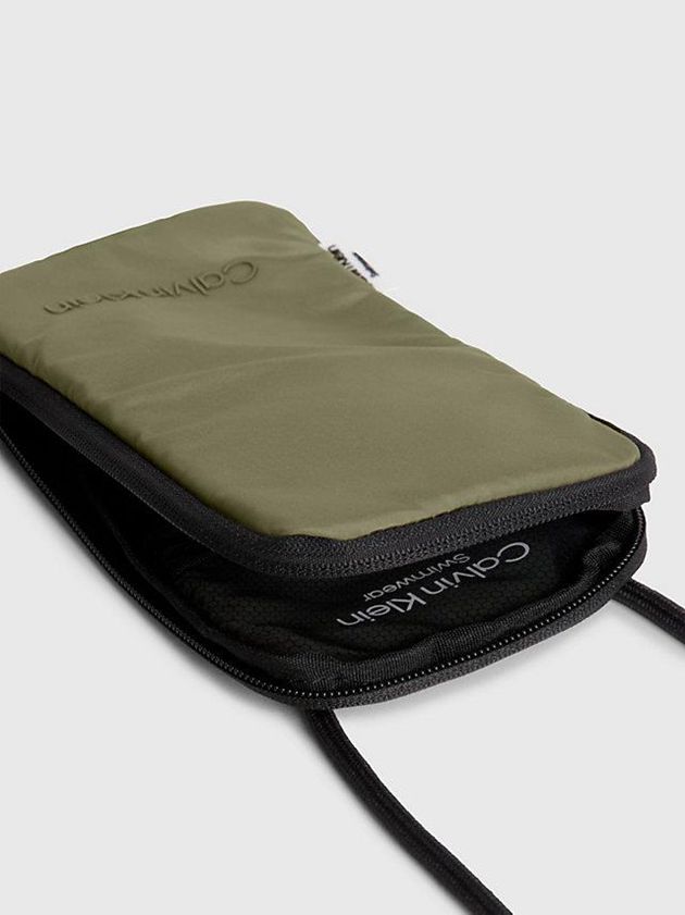 Green Calvin Klein Crossbody Phone Pouch Women Bags | EMTA-05863