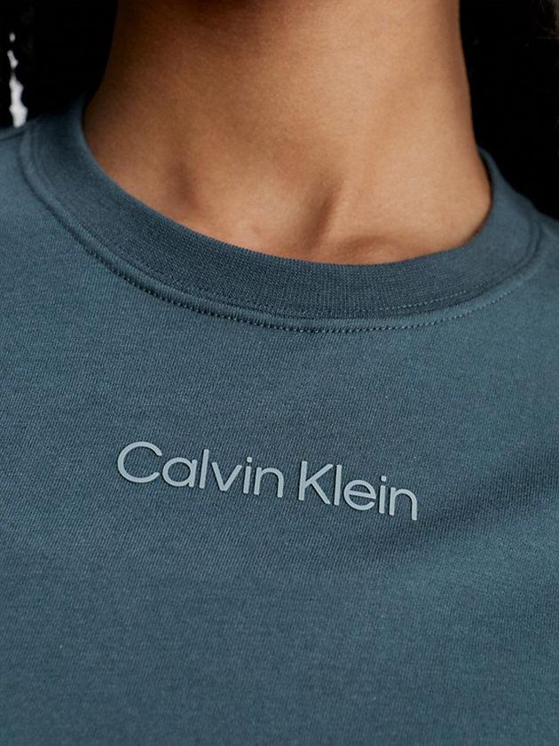 Green Calvin Klein Gym Women T-Shirt | VMSL-18397