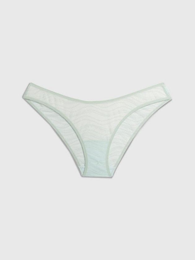 Green Calvin Klein Lace Bikini Women Briefs | FUSY-52643