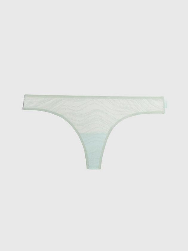 Green Calvin Klein Lace Women Thong | JXAL-31904