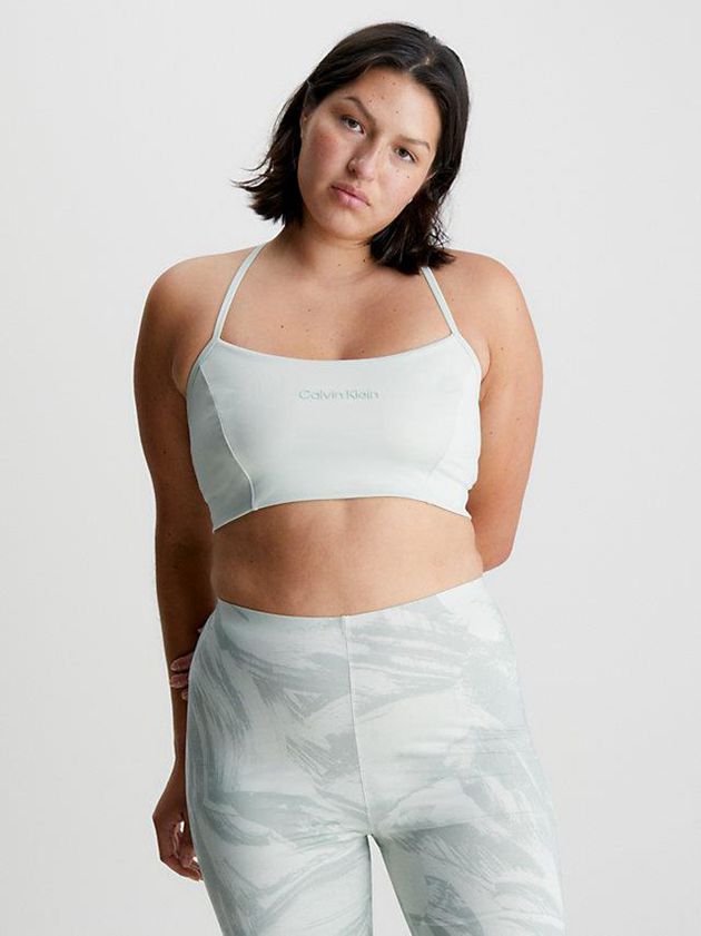 Green Calvin Klein Low Impact Sports Women Bra | BKYP-05689