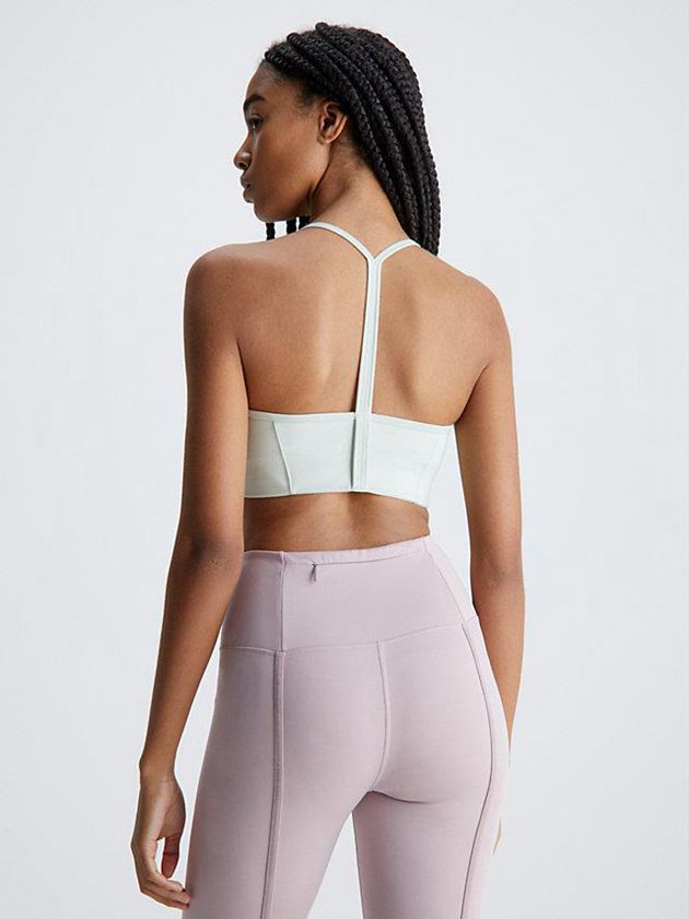 Green Calvin Klein Low Impact Sports Women Bra | BKYP-05689