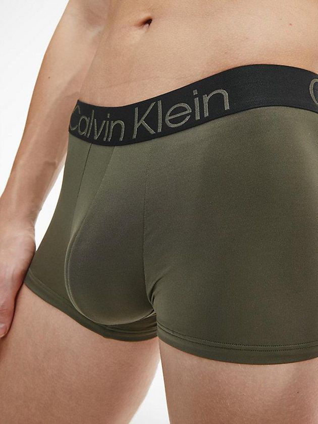 Green Calvin Klein Low Rise Men Briefs | CUWD-64701