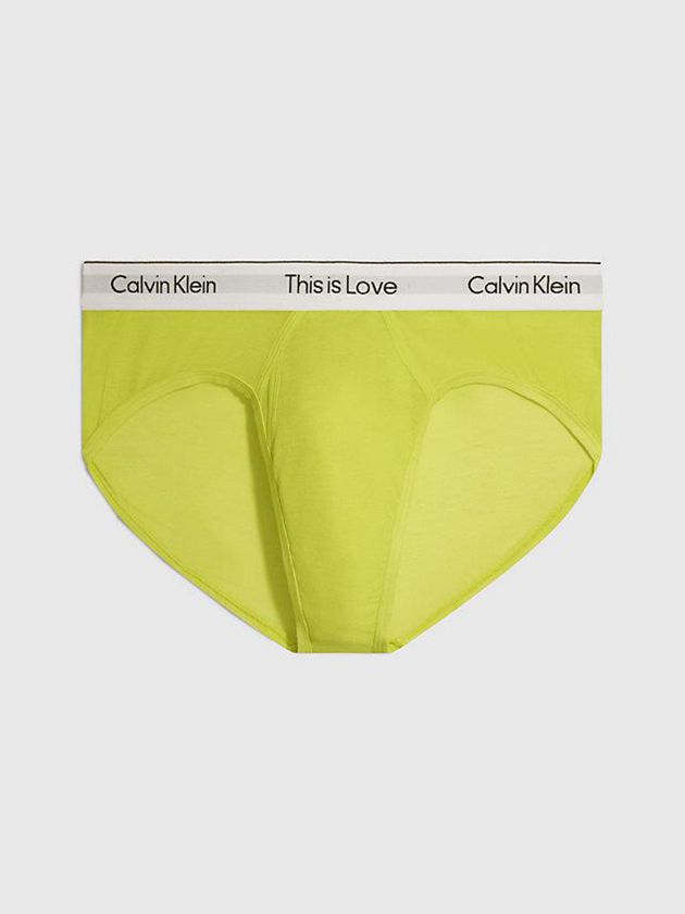 Green Calvin Klein Mesh - Pride Men Briefs | OWCY-69285