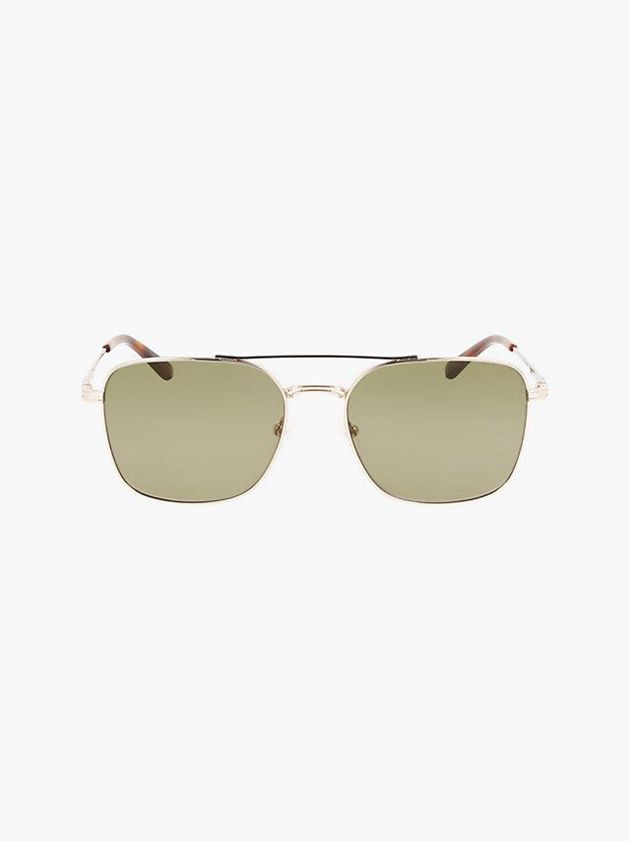 Green Calvin Klein Navigator Men Sunglasses | KTWA-92703