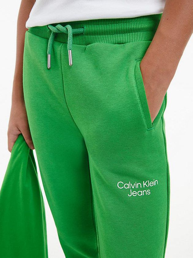 Green Calvin Klein Organic Blend Boys's Joggers | YCWQ-95178