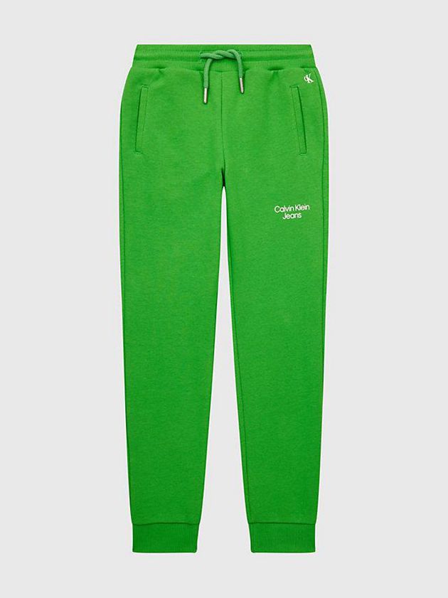 Green Calvin Klein Organic Blend Boys's Joggers | YCWQ-95178