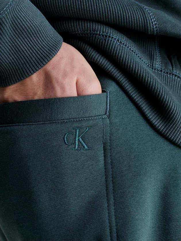 Green Calvin Klein Organic Cotton Men Joggers | XCHT-14293