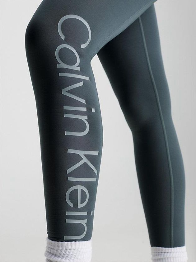 Green Calvin Klein Pocket Gym Women Leggings | HKWP-97136