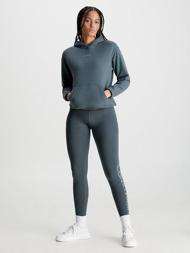 Green Calvin Klein Pocket Gym Women Leggings | HKWP-97136