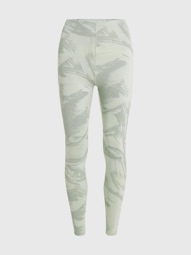 Green Calvin Klein Pocket Gym Women Leggings | ZILT-06874