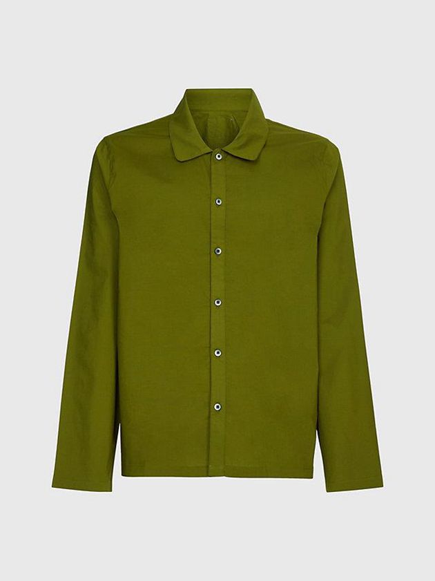Green Calvin Klein Pyjama - Pure Cotton Men Top | NRWD-57638