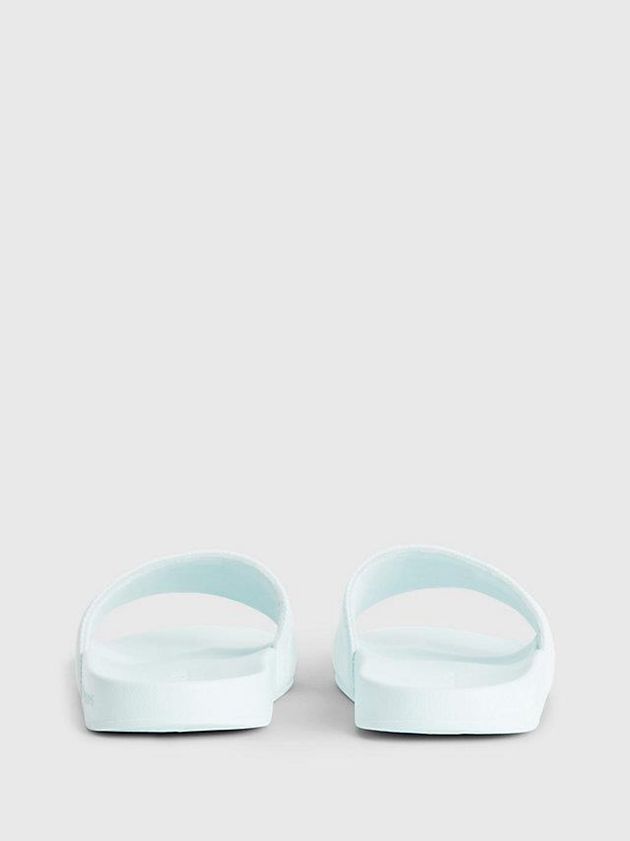 Green Calvin Klein Recycled Canvas Sliders Women Slippers | CKAV-02347