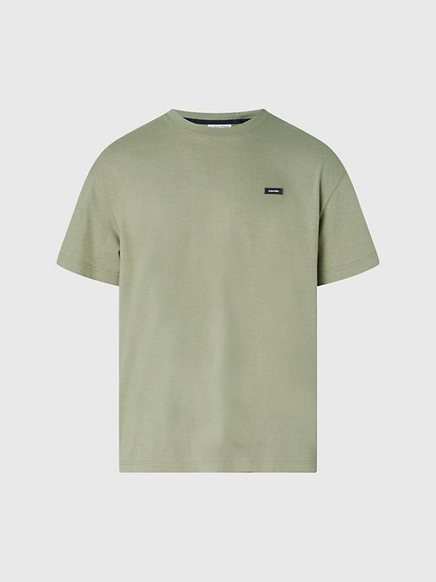 Green Calvin Klein Recycled Cotton Men T-Shirt | EHXJ-18675