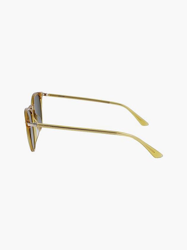 Green Calvin Klein Round Women Sunglasses | JCLH-35742